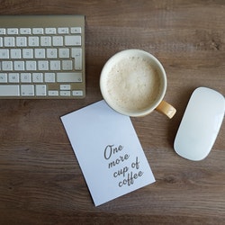 card coffee conceptual
