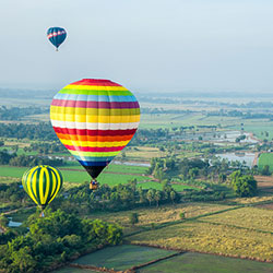 hot air balloons